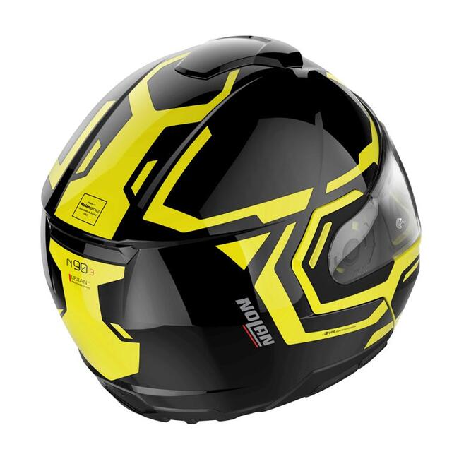 Nolan Caschi Modulari Nero/giallo